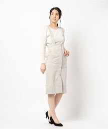 YECCA VECCA | ・サス付きコーデュロイスカート(スカート)