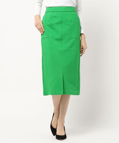 YECCA VECCA（イェッカヴェッカ）の「・ポンチタイトスカート（スカート・レディース・ブラック/パープル/オレンジ/グリーン・FREE）」の3枚目の写真