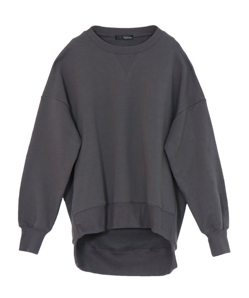 &g'aime（アンジェム）の「【&g'aime】ルーズシルエットプルオーバー（スウェット・レディース・チャコールグレー/グレー/ピンク/ライトグリーン/アイボリー・FREE）」の21枚目の写真