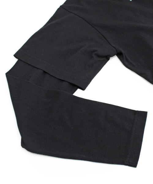 RNA（アールエヌエー）の「M1085 レイヤード風BIGパーカー（パーカー・レディース・ホワイト/ブラック/レッド・MEDIUM）」の11枚目の写真