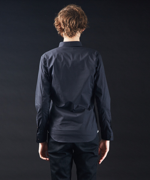5351 POUR LES HOMMES(ゴーサンゴーイチプールオム)の「ライトストレッチブロードドレスシャツ(シャツ/ブラウス・メンズ・ブラック/オフホワイト・44/46/48/50)」の16枚目の写真