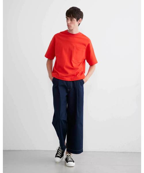 Traditional Weatherwear(トラディショナルウェザーウェア)の「【MEN'S】BIG T-SHIRTS WITH POCKET(Tシャツ/カットソー・メンズ・ホワイト/ブラック/ネイビー/グレー/オレンジ系その他/グリーン系その他/ブルー系その他・XS/S/M/L)」の11枚目の写真