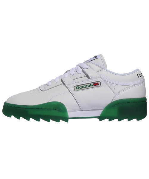 Reebok（リーボック）の「ワークアウト リップル [WORKOUT RIPPLE OG]（スニーカー・メンズ・ホワイト×グリーン/ブラック×ホワイト・27.5cm/26.5cm/24.0cm/25.0cm/23.5cm/28.0cm/25.5cm/23.0cm/27.0cm/24.5cm/26.0cm）」の6枚目の写真