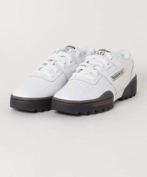 Reebok（リーボック）の「ワークアウト リップル [WORKOUT RIPPLE OG]（スニーカー・メンズ・ホワイト×グリーン/ブラック×ホワイト・27.5cm/26.5cm/24.0cm/25.0cm/23.5cm/28.0cm/25.5cm/23.0cm/27.0cm/24.5cm/26.0cm）」の3枚目の写真