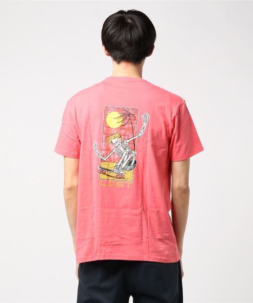 lost（ロスト）の「半袖Tシャツ LOST LOST-SOUL-CARVE L19SS-B（Tシャツ/カットソー・メンズ・ホワイト/ブラック/ピンク・S/M/L）」の6枚目の写真