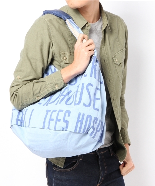 PLST(プラステ)の「【別注】TK GARMENT SUPPRY BOHOバッグ(トートバッグ・メンズ・グリーン/ブルー/ネイビー/イエロー/ピンク・FREE)」の12枚目の写真