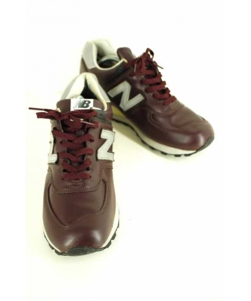 ブランド古着 Usa製 M576lc Cordovan レザーコードバーン ガラスレザー スニーカー New Balance ニューバランス のファッション通販 Zozoused
