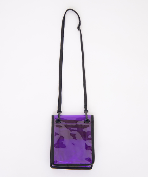 newhattan（ニューハッタン）の「∴WEGO/NEWHATTAN別注クリアサコッシュ（ショルダーバッグ・メンズ・イエロー/パープル/ブラウン/ブラック系その他/ホワイト系その他・FREE）」の12枚目の写真