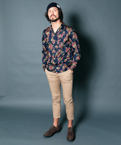 Magine(マージン)の「【Magine】T/C STRETCH TWILL CROPPED TAPERED PANTS:T/C ストレッチツイル クロップド テーパード パンツ(その他パンツ・メンズ・ブラック/チャコールグレー/ベージュ・44/46/48)」の6枚目の写真