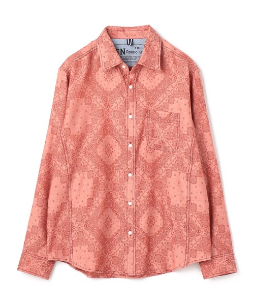 MEN'S BIGI（メンズビギ）の「ペイズリー柄ジャカードシャツ【ワンウォッシュ】（シャツ/ブラウス・メンズ・レッド/イエロー/ブルー・S/M/L）」の18枚目の写真
