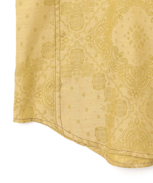 MEN'S BIGI（メンズビギ）の「ペイズリー柄ジャカードシャツ【ワンウォッシュ】（シャツ/ブラウス・メンズ・レッド/イエロー/ブルー・S/M/L）」の22枚目の写真
