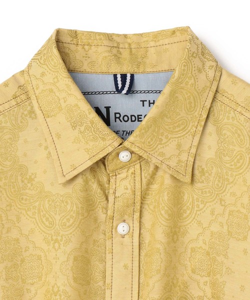 MEN'S BIGI（メンズビギ）の「ペイズリー柄ジャカードシャツ【ワンウォッシュ】（シャツ/ブラウス・メンズ・レッド/イエロー/ブルー・S/M/L）」の21枚目の写真