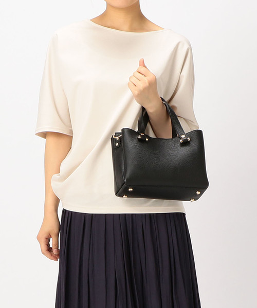 Tiara（ティアラ）の「GIANNI  NOTARO　センターポケット付きバッグ（ショルダーバッグ・レディース・グレー系その他/ブラック/グレー・FREE）」の11枚目の写真