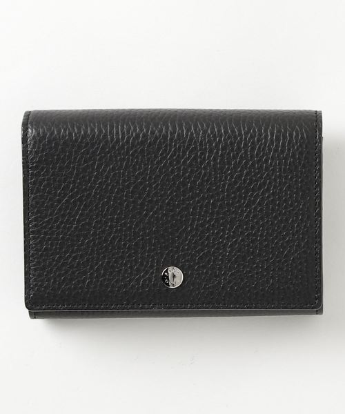 FARO(ファーロ)の「SNAP FLAP WALLET ITALY(財布)」|ブラック