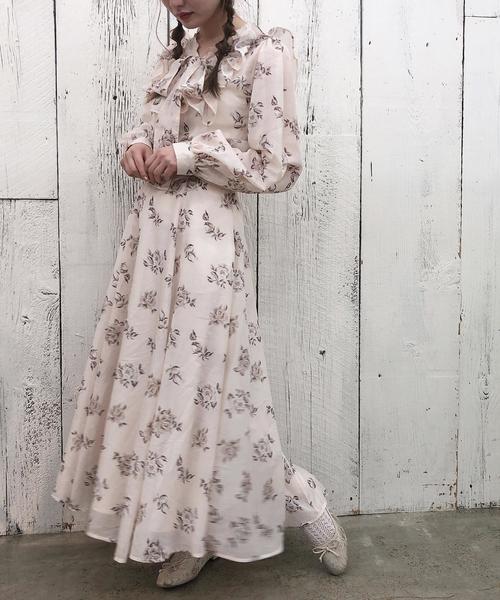 one after another NICE CLAUP（ワンアフターアナザーナイスクラップ）の「【Petite by NICE CLAUP】前後2wayフリルブラウス（シャツ/ブラウス・レディース・オフホワイト/ホワイト系その他/ピンク系その他・FREE）」の9枚目の写真