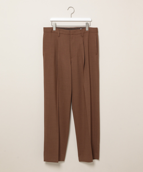 ADAM ET ROPE'（アダムエロペ）の「【MOREL】ワイドスラックス（スラックス・メンズ・ネイビー/キャメル/ワイン・S/M/L）」の4枚目の写真