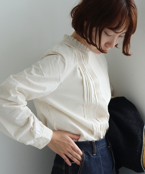 グランジウォッシュ フリルブラウス シャツ ブラウス Par Ici パーリッシィ のファッション通販 Zozotown