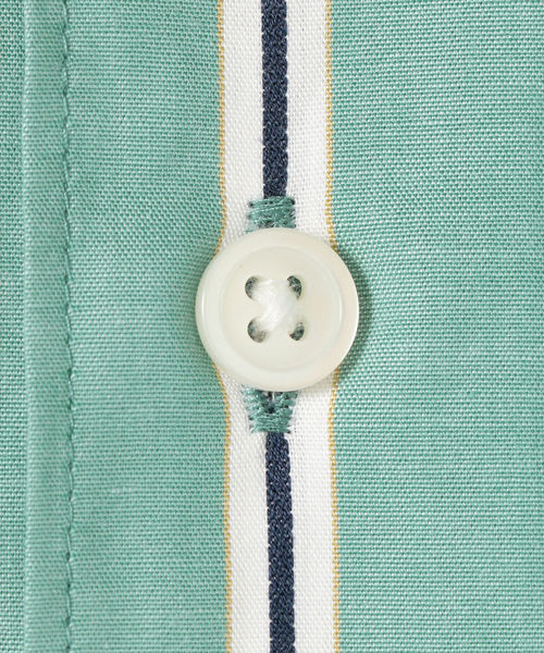 SHIPS（シップス）の「SU: ビッグシルエット バンドカラー シャツ（シャツ/ブラウス・メンズ・ライトホワイト/グレー/グリーン/ライトブルー・S/M/L）」の9枚目の写真