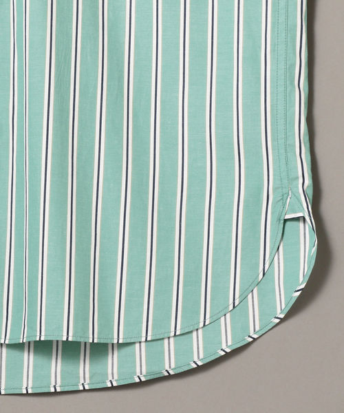 SHIPS（シップス）の「SU: ビッグシルエット バンドカラー シャツ（シャツ/ブラウス・メンズ・ライトホワイト/グレー/グリーン/ライトブルー・S/M/L）」の10枚目の写真