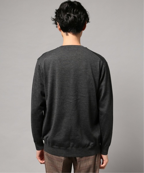 EDIFICE(エディフィス)の「16ゲージ クルーネックニット(ニット/セーター・メンズ・ブラック/グレー/ホワイト×ホワイト/ブラウン系その他/ネイビー/ラスタ・SMALL/MEDIUM/LARGE/X-LARGE/FREE)」の10枚目の写真