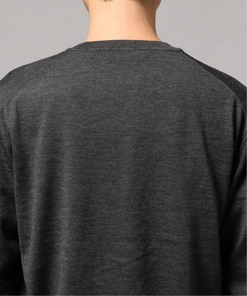 EDIFICE(エディフィス)の「16ゲージ クルーネックニット(ニット/セーター・メンズ・ブラック/グレー/ホワイト×ホワイト/ブラウン系その他/ネイビー/ラスタ・SMALL/MEDIUM/LARGE/X-LARGE/FREE)」の12枚目の写真