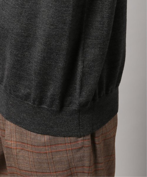 EDIFICE(エディフィス)の「16ゲージ クルーネックニット(ニット/セーター・メンズ・ブラック/グレー/ホワイト×ホワイト/ブラウン系その他/ネイビー/ラスタ・SMALL/MEDIUM/LARGE/X-LARGE/FREE)」の15枚目の写真