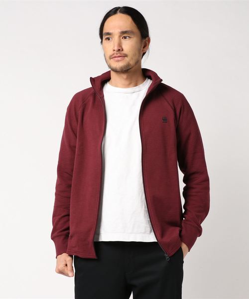 G-STAR(ジースター)の「Jirgi Zip Round Neck Top(Tシャツ/カットソー・メンズ・ダークブラック/ダークオリーブ/ワインレッド・LARGE/MEDIUM/SMALL/X-LARGE/X-SMALL)」の16枚目の写真