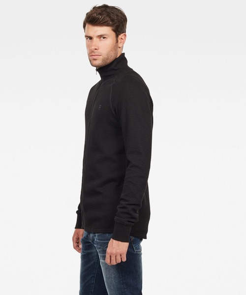 G-STAR(ジースター)の「Jirgi Zip Round Neck Top(Tシャツ/カットソー・メンズ・ダークブラック/ダークオリーブ/ワインレッド・LARGE/MEDIUM/SMALL/X-LARGE/X-SMALL)」の20枚目の写真