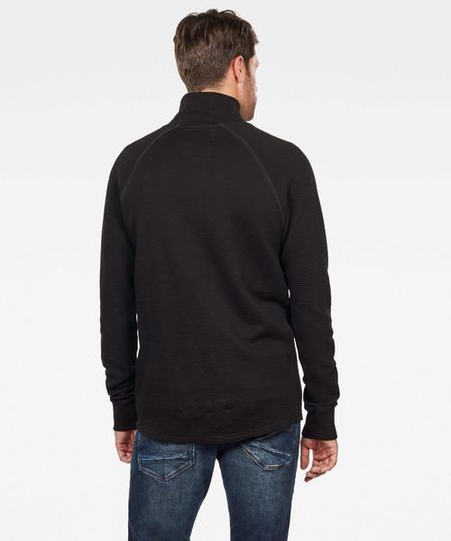 G-STAR(ジースター)の「Jirgi Zip Round Neck Top(Tシャツ/カットソー・メンズ・ダークブラック/ダークオリーブ/ワインレッド・LARGE/MEDIUM/SMALL/X-LARGE/X-SMALL)」の21枚目の写真