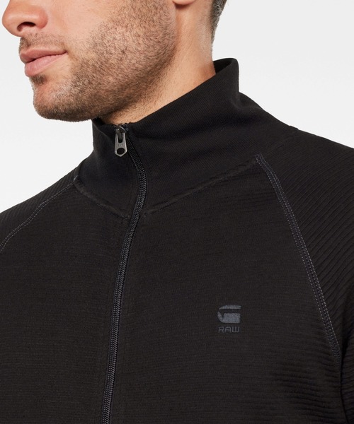 G-STAR(ジースター)の「Jirgi Zip Round Neck Top(Tシャツ/カットソー・メンズ・ダークブラック/ダークオリーブ/ワインレッド・LARGE/MEDIUM/SMALL/X-LARGE/X-SMALL)」の22枚目の写真