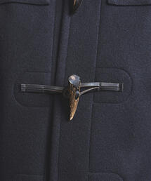 HYKE（ハイク）の「＜HYKE（ハイク）＞ ダッフルコートNAVY ②