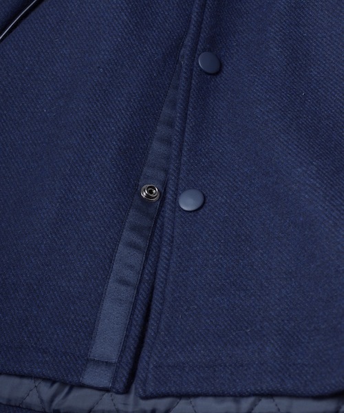rehacer(レアセル)の「School Stadium Jacket(スタジャン・レディース・ブラック/ネイビー・LARGE/SMALL/MEDIUM)」の6枚目の写真