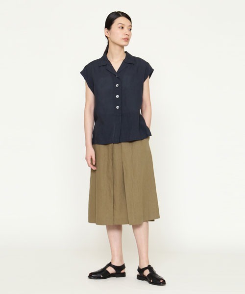 スカート Margaret Howell SHIRTING LINEN SKIRT MARGARET HOWELL（マーガレットハウエル）の「SHIRTING LINEN