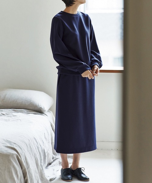 and myera(アンド マイラ)の「and myera スウェットスーツ(セットアップ・レディース・ネイビー・SMALL/X-LARGE)」の8枚目の写真