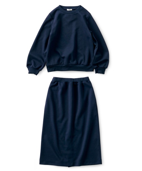 and myera(アンド マイラ)の「and myera スウェットスーツ(セットアップ・レディース・ネイビー・SMALL/X-LARGE)」の10枚目の写真
