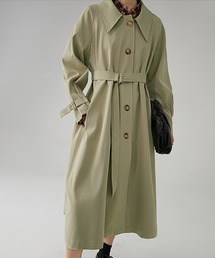 Fano Studios | 【Fano Studios】ドロップネック Aライン ステンカラー トレンチ コート FC19W061(トレンチコート)