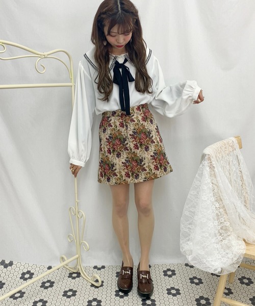 apres jour（アプレジュール）の「袖ボリュームボウタイブラウス【ZOZOTOWN限定アイテム】（シャツ/ブラウス・レディース・ブラック/オフホワイト/アイボリー・フリー）」の15枚目の写真