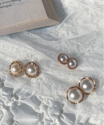 apres jour（アプレジュール）の「【apres jour×ARIAZ】パールピアスセット（ピアス（両耳用））」