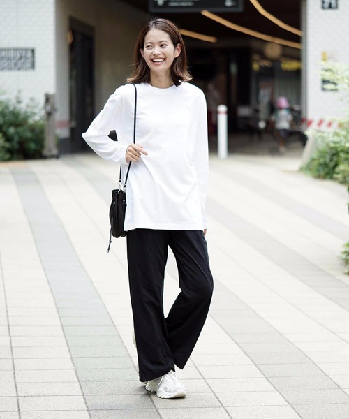 United Athle（ユナイテッドアスレ）の「【United Athle/ユナイテッドアスレ】ロンT 無地　ユニセックス（Tシャツ/カットソー・メンズ・ホワイト/ブラック・SMALL/MEDIUM/X-LARGE/LARGE/XX-LARGE）」の5枚目の写真