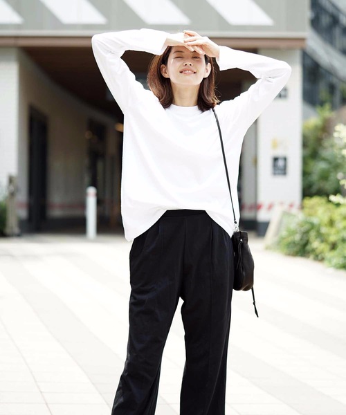 United Athle（ユナイテッドアスレ）の「【United Athle/ユナイテッドアスレ】ロンT 無地　ユニセックス（Tシャツ/カットソー・メンズ・ホワイト/ブラック・SMALL/MEDIUM/X-LARGE/LARGE/XX-LARGE）」の9枚目の写真