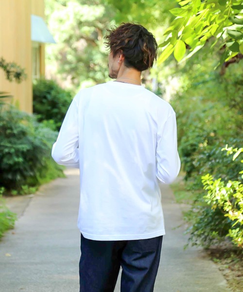 United Athle（ユナイテッドアスレ）の「【United Athle/ユナイテッドアスレ】ロンT 無地　ユニセックス（Tシャツ/カットソー・メンズ・ホワイト/ブラック・SMALL/MEDIUM/X-LARGE/LARGE/XX-LARGE）」の3枚目の写真