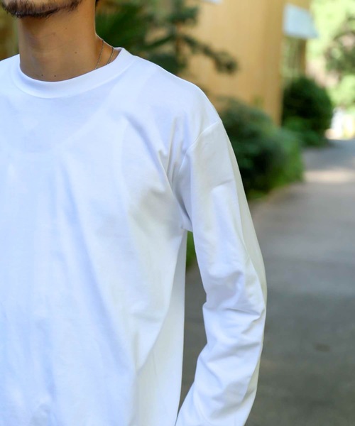 United Athle（ユナイテッドアスレ）の「【United Athle/ユナイテッドアスレ】ロンT 無地　ユニセックス（Tシャツ/カットソー・メンズ・ホワイト/ブラック・SMALL/MEDIUM/X-LARGE/LARGE/XX-LARGE）」の4枚目の写真