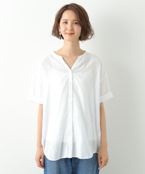 LEPSIM（レプシィム）の「バックツイストロングブラウス　885213（シャツ/ブラウス・レディース・ホワイト/ブラック/イエロー・FREE）」の13枚目の写真