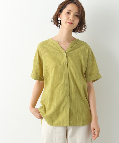 LEPSIM（レプシィム）の「バックツイストロングブラウス　885213（シャツ/ブラウス・レディース・ホワイト/ブラック/イエロー・FREE）」の10枚目の写真