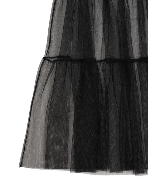 ACYM（アシーム）の「Sheer layered ワンピース（ワンピース・レディース・ホワイト/ブラック・FREE）」の10枚目の写真