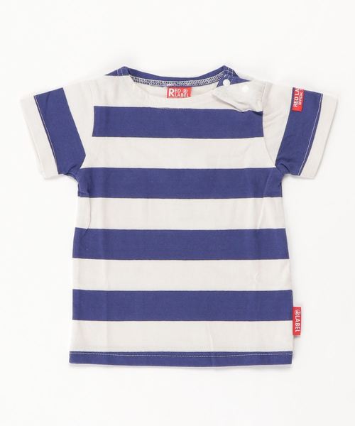 RED LABEL（レッドレーベル）の「ボーダーTシャツ（Tシャツ/カットソー・キッズ・レッド系その他/ブラウン/その他/ブルー/ネイビー/ブルー系その他/アッシュ/カーキ/レッド/その他1/その他2/ホワイト系その他/モカ/ブラウン系その他/レッド系その他2/グレー/ホワイト系その他2/グリーン/グレー系その他/チャコールグレー/パープル/サックスブルー/ライトグレー/ホワイト/レッド系その他3・150/140/160/120/90/130/100/110）」の16枚目の写真