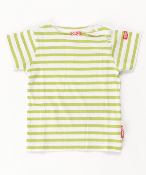 RED LABEL（レッドレーベル）の「ボーダーTシャツ（Tシャツ/カットソー・キッズ・レッド系その他/ブラウン/その他/ブルー/ネイビー/ブルー系その他/アッシュ/カーキ/レッド/その他1/その他2/ホワイト系その他/モカ/ブラウン系その他/レッド系その他2/グレー/ホワイト系その他2/グリーン/グレー系その他/チャコールグレー/パープル/サックスブルー/ライトグレー/ホワイト/レッド系その他3・150/140/160/120/90/130/100/110）」の13枚目の写真