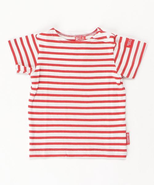 RED LABEL（レッドレーベル）の「ボーダーTシャツ（Tシャツ/カットソー・キッズ・レッド系その他/ブラウン/その他/ブルー/ネイビー/ブルー系その他/アッシュ/カーキ/レッド/その他1/その他2/ホワイト系その他/モカ/ブラウン系その他/レッド系その他2/グレー/ホワイト系その他2/グリーン/グレー系その他/チャコールグレー/パープル/サックスブルー/ライトグレー/ホワイト/レッド系その他3・150/140/160/120/90/130/100/110）」の21枚目の写真