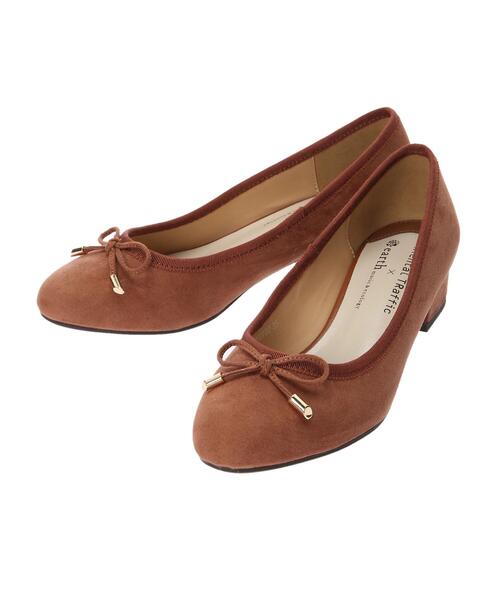 earth music&ecology（アースミュージックアンドエコロジー）の「ORiental TRaffic ヒールバレエパンプス ＊（パンプス・レディース・ブラック/ベージュ/パープル/ブラウン/レオパード・38/39/35/36/37）」の10枚目の写真