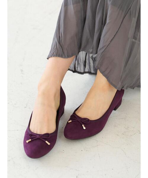 earth music&ecology（アースミュージックアンドエコロジー）の「ORiental TRaffic ヒールバレエパンプス ＊（パンプス・レディース・ブラック/ベージュ/パープル/ブラウン/レオパード・38/39/35/36/37）」の11枚目の写真